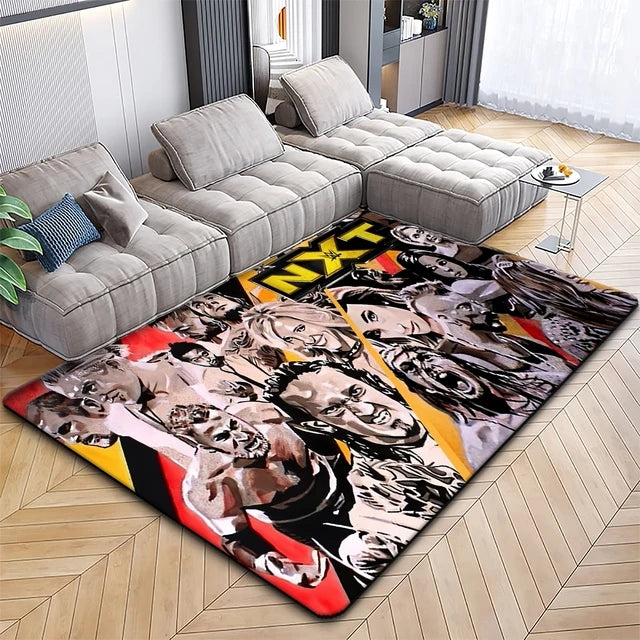 WWE RAW Carpet Living Room Bedroom Sofa Rug Door Mat