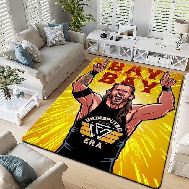 WWE RAW Carpet Living Room Bedroom Sofa Rug Door Mat