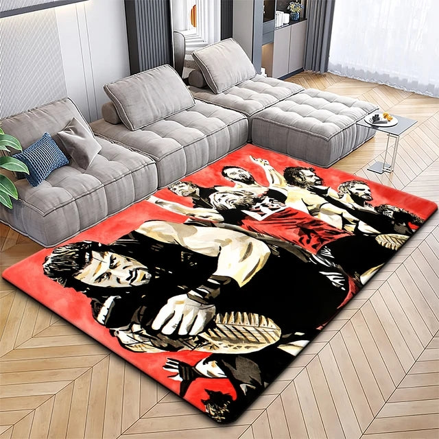 WWE RAW Carpet Living Room Bedroom Sofa Rug Door Mat