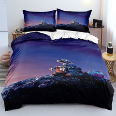 Walle Robot Duvet Cover Quilt Case Pillowcase 3pcs Bedding Set
