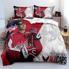 Washington Capitals Hockey League 3D Printed Duvet Cover Quilt Cover Pillowcase