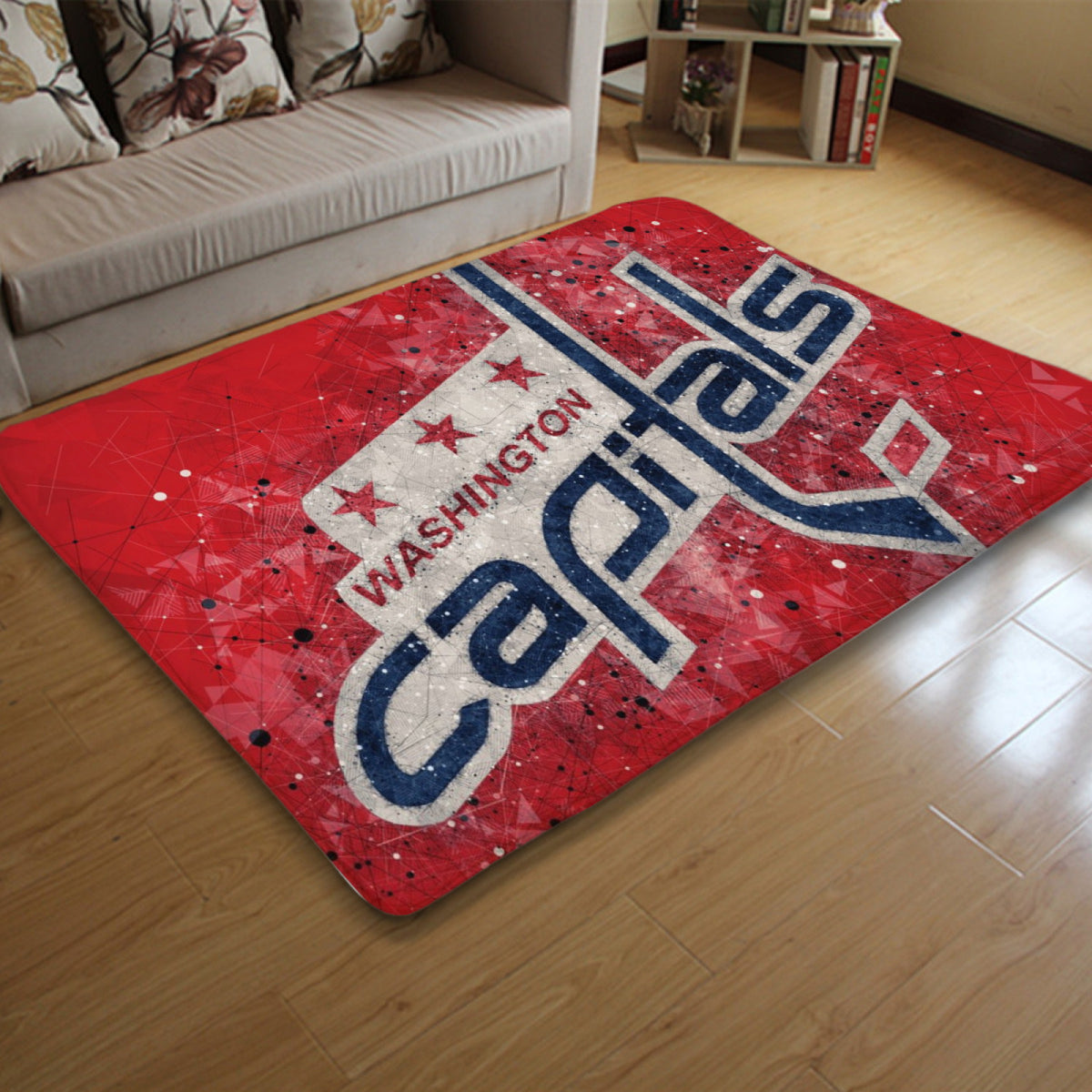 Washington Capitals Hockey League Carpet Living Room Bedroom Mats Kitchen Bathroom Rugs