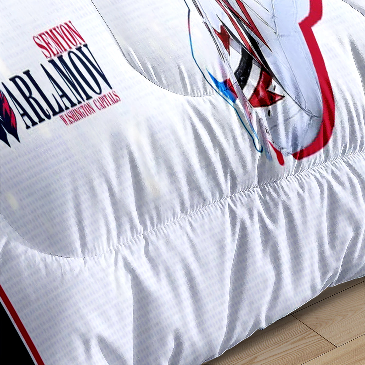 Washington Capitals Hockey League Comforter Pillowcase Sets Blanket All Season Reversible Quilted Duvet