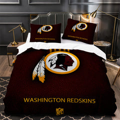 2026 NEW Washington Commanders Footbball Duvet Cover Quilt Case Pillowcase Bedding Set Without Filler