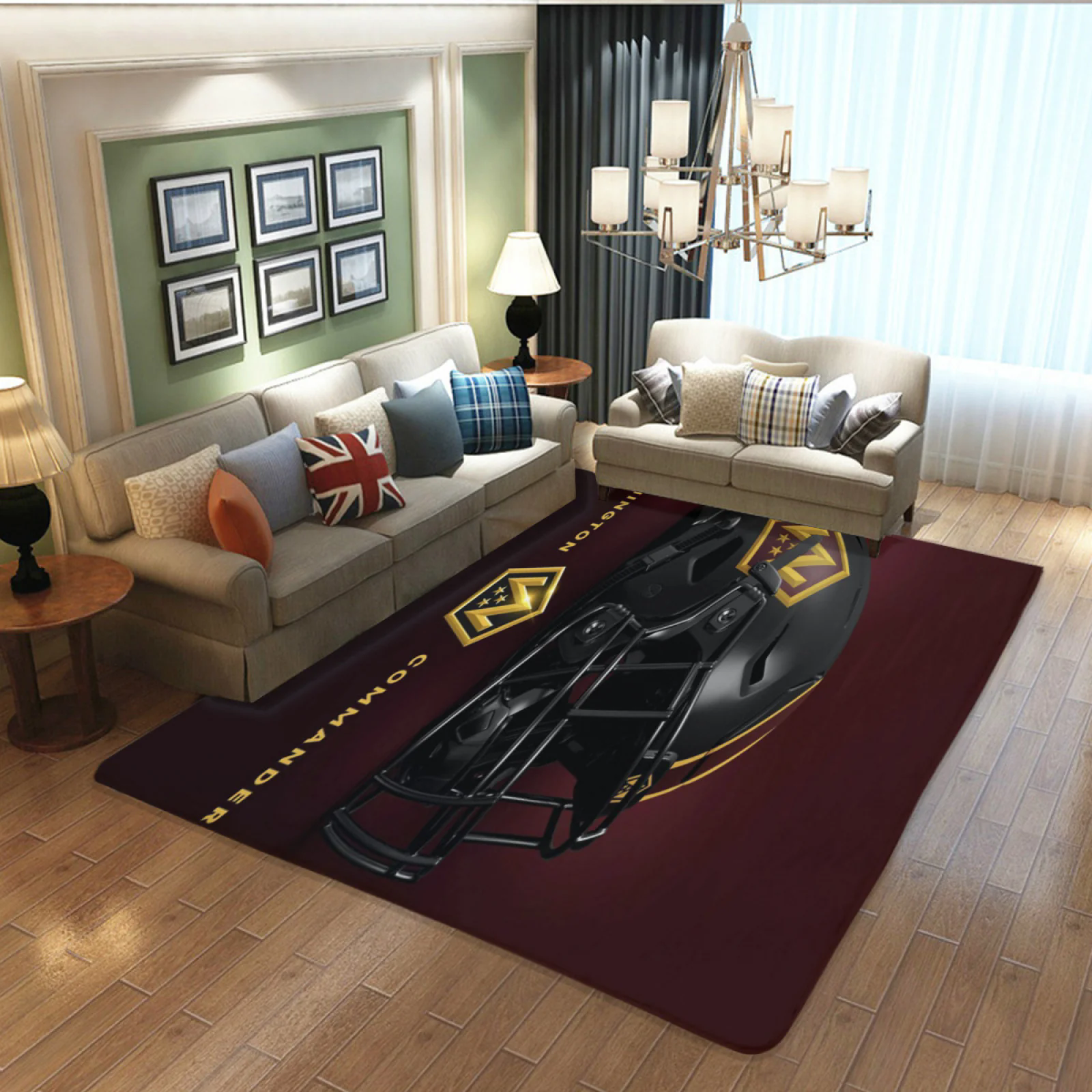 Washington Commanders Football Team Carpet Living Room Bedroom Mats Kitchen Bathroom Rugs