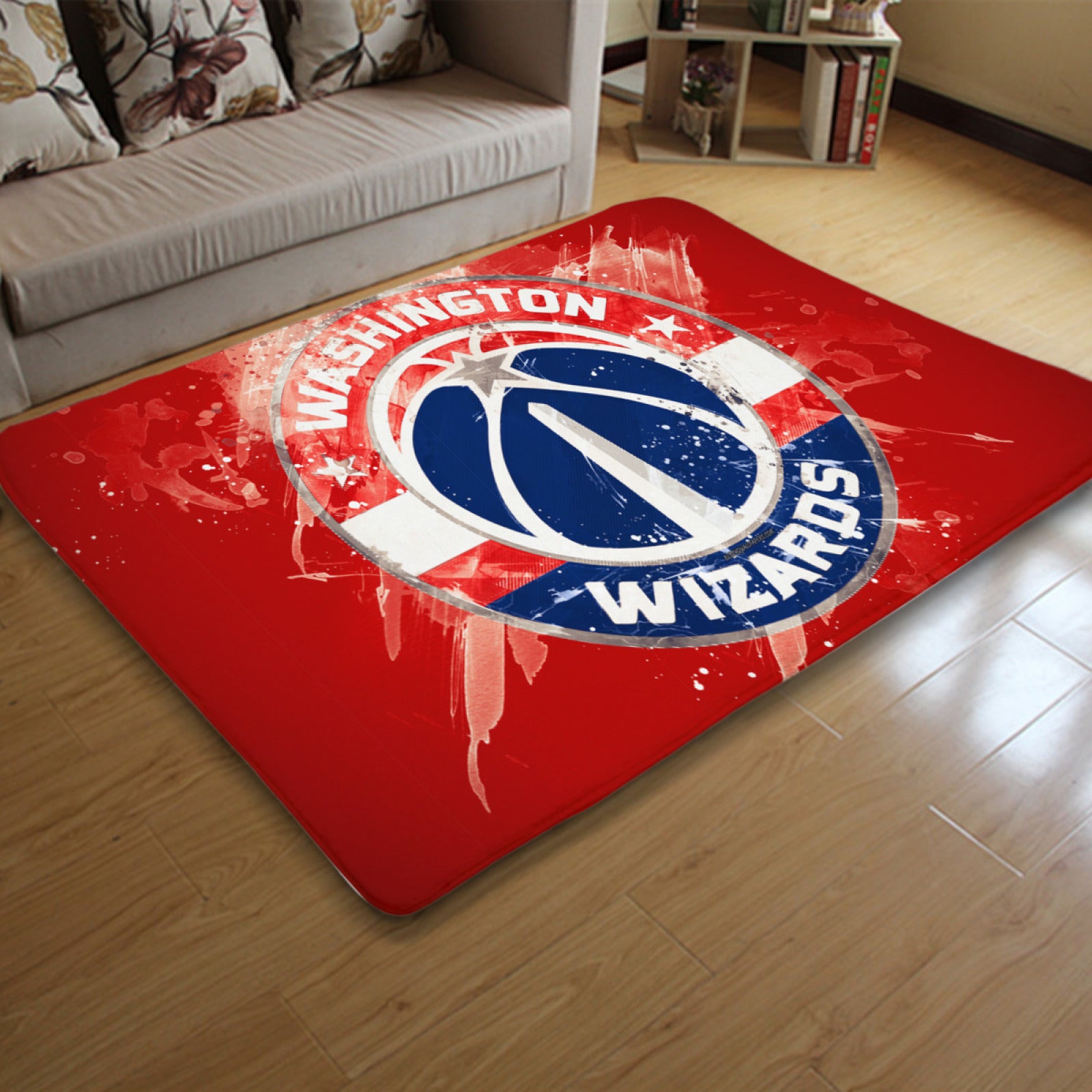 Washington Basketball WizardsCarpet Living Room Bedroom Mats Kitchen Bathroom Rug