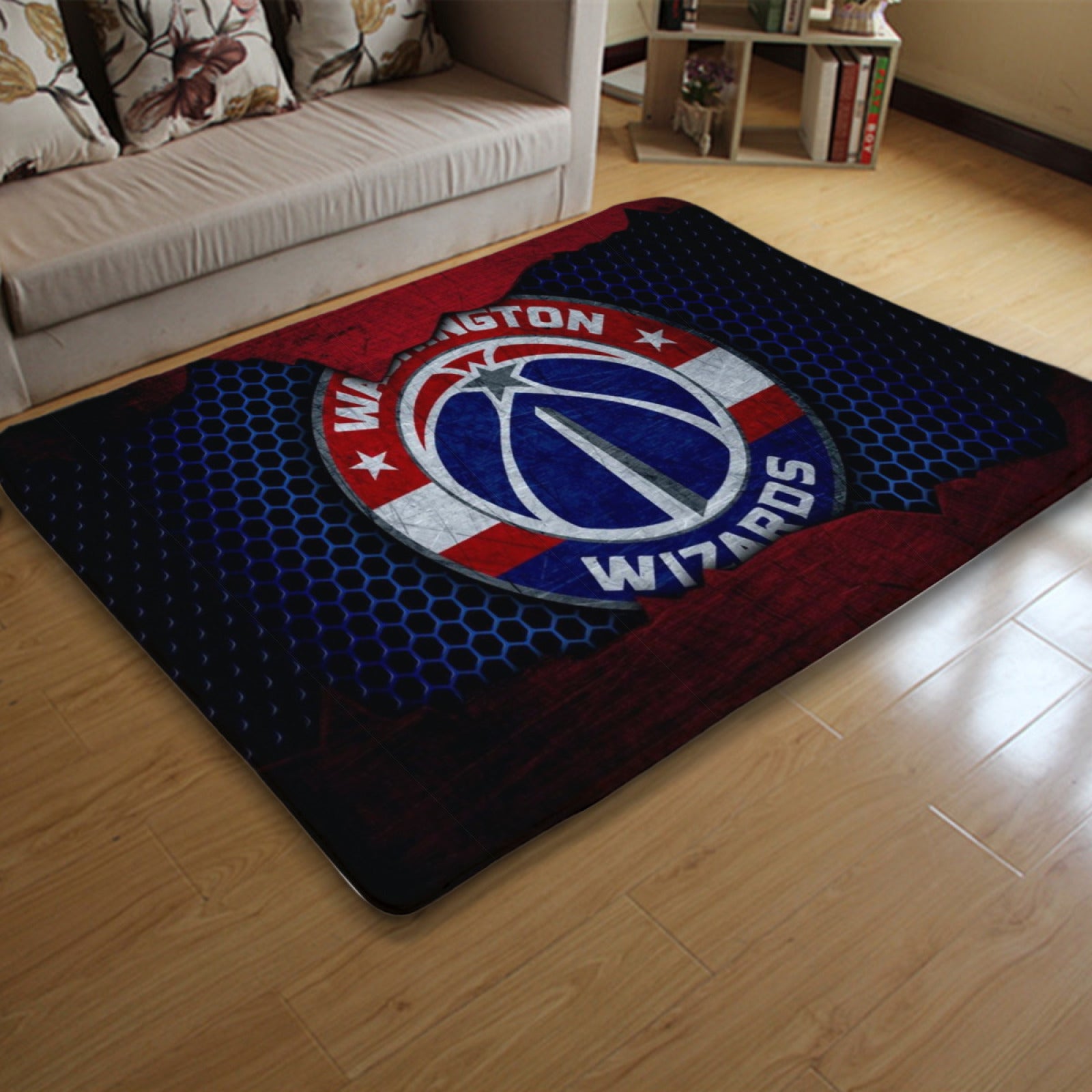 Washington Basketball WizardsCarpet Living Room Bedroom Mats Kitchen Bathroom Rug