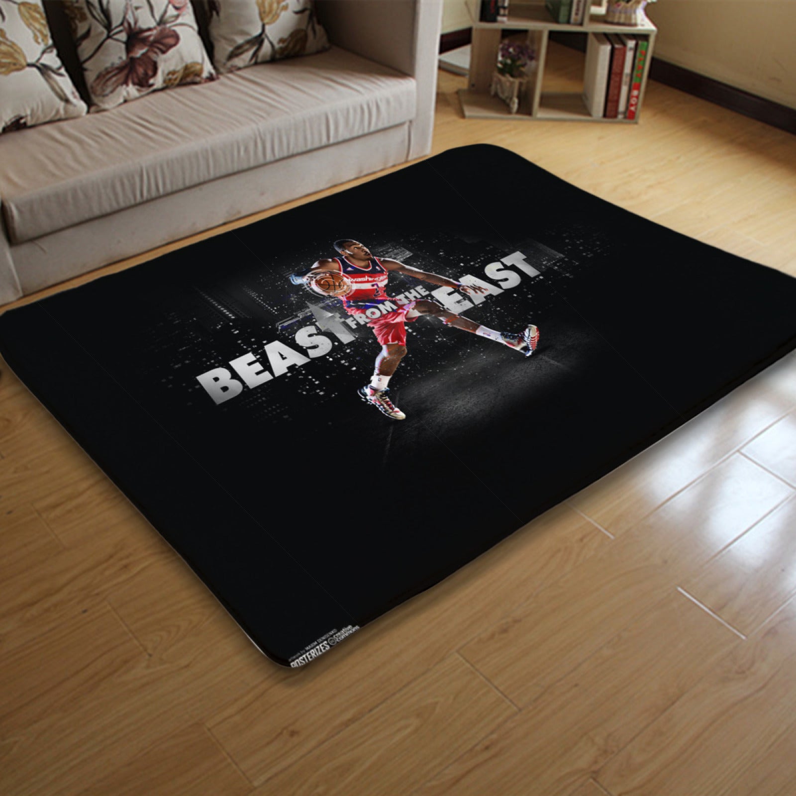 Washington Basketball WizardsCarpet Living Room Bedroom Mats Kitchen Bathroom Rug