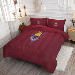 West Ham United Soccer Comforter Pillowcase Sets Blanket All Season Reversible Quilted Duvet