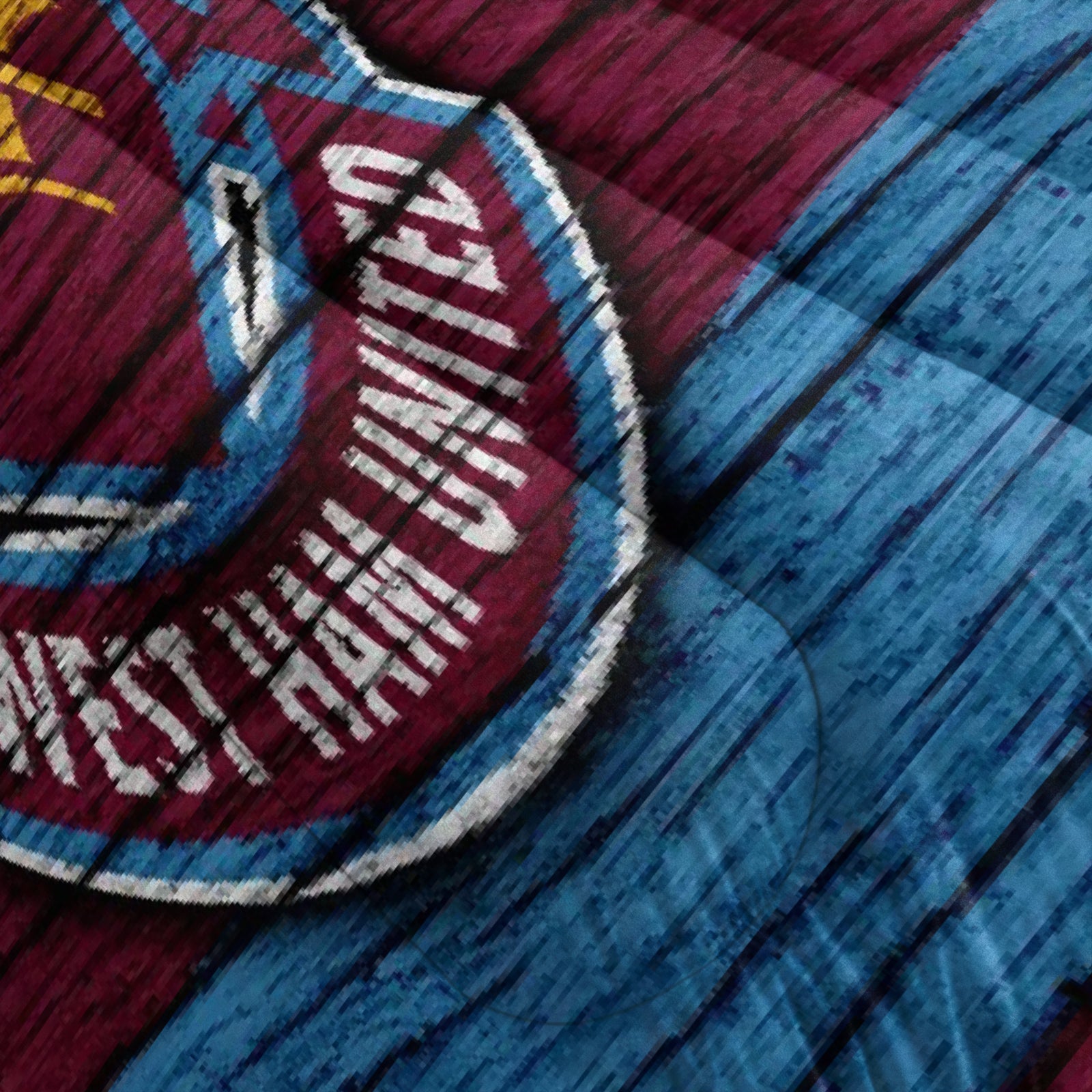 West Ham United Soccer Comforter Pillowcase Sets Blanket All Season Reversible Quilted Duvet