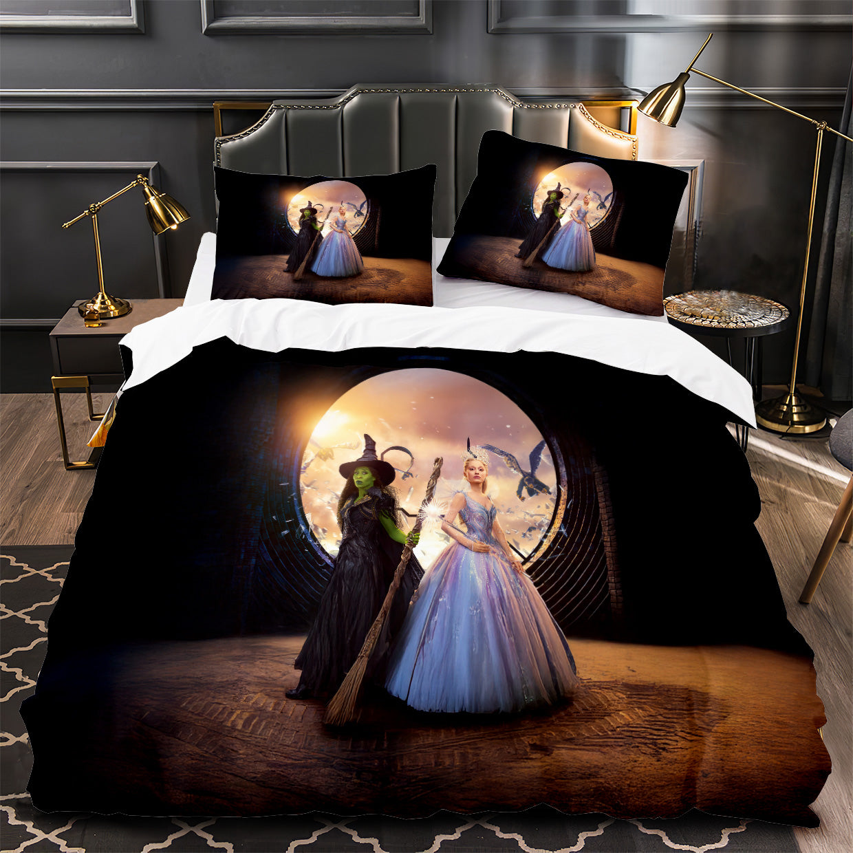 Wicked Part One Duvet Cover Quilt Case Pillowcase Bedding Set Without Filler