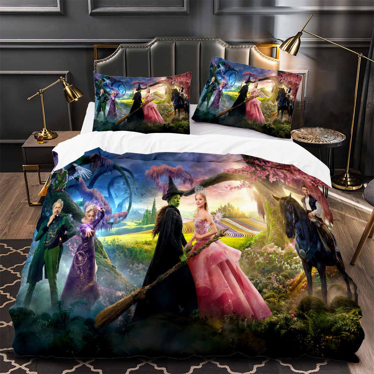 Wicked Part One Duvet Cover Quilt Case Pillowcase Bedding Set Without Filler