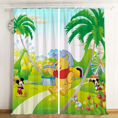 Winnie the pooh Curtains Blackout Window Drapes