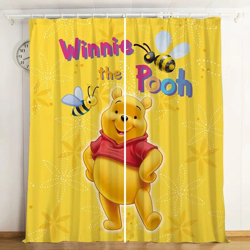 Winnie the pooh Curtains Blackout Window Drapes