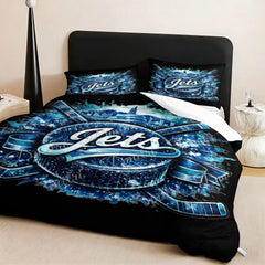 Winnipeg Jets Hockey League Comforter Pillowcase Sets Blanket All Season Reversible Quilted Duvet