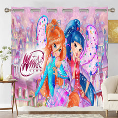 Winx Club Blackout Curtains Drapes for Window Treatment Set