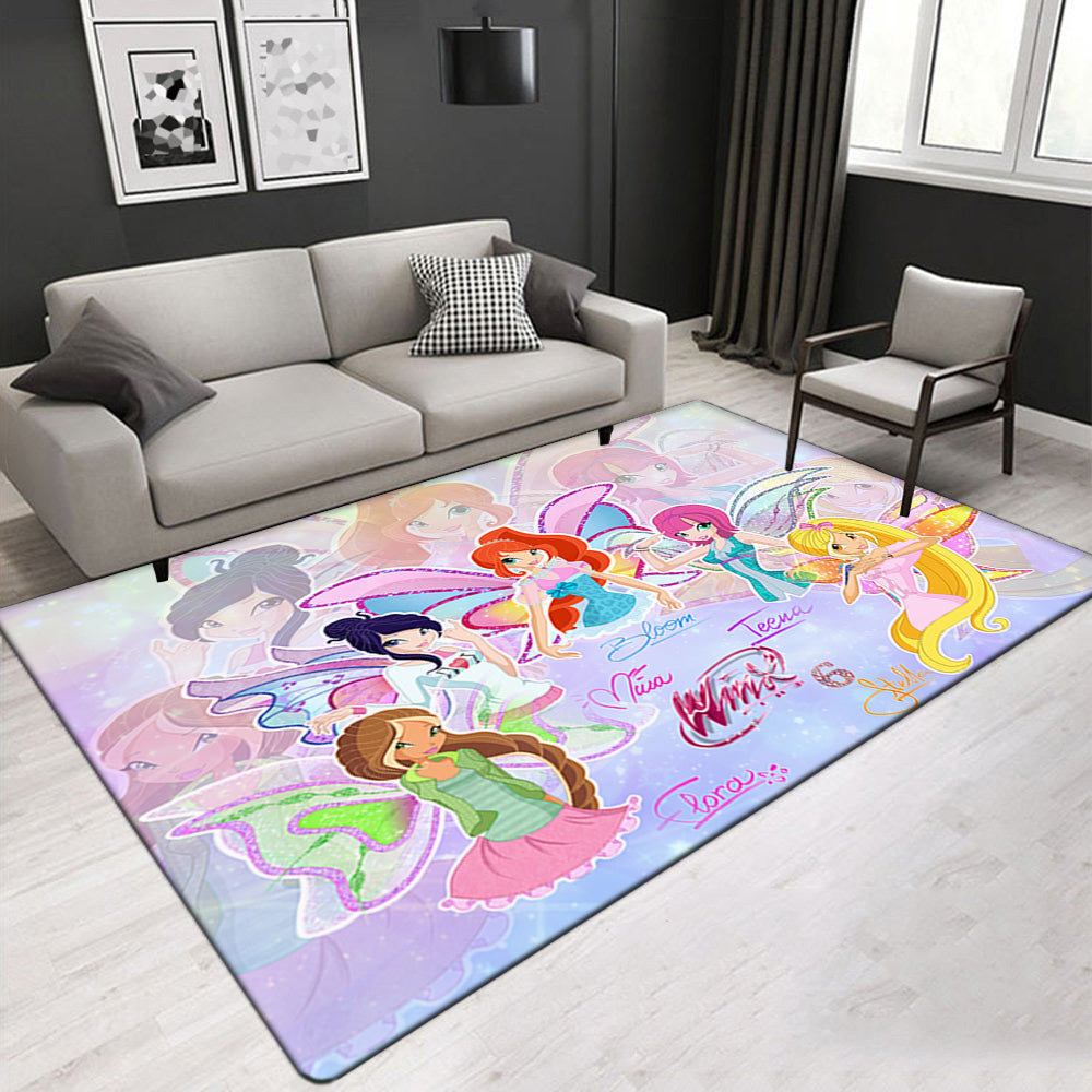 Winx Club Carpet Living Room Bedroom Mats Kitchen Bathroom Rugs