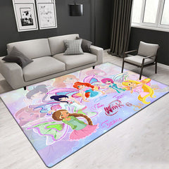 Winx Club Carpet Living Room Bedroom Mats Kitchen Bathroom Rugs