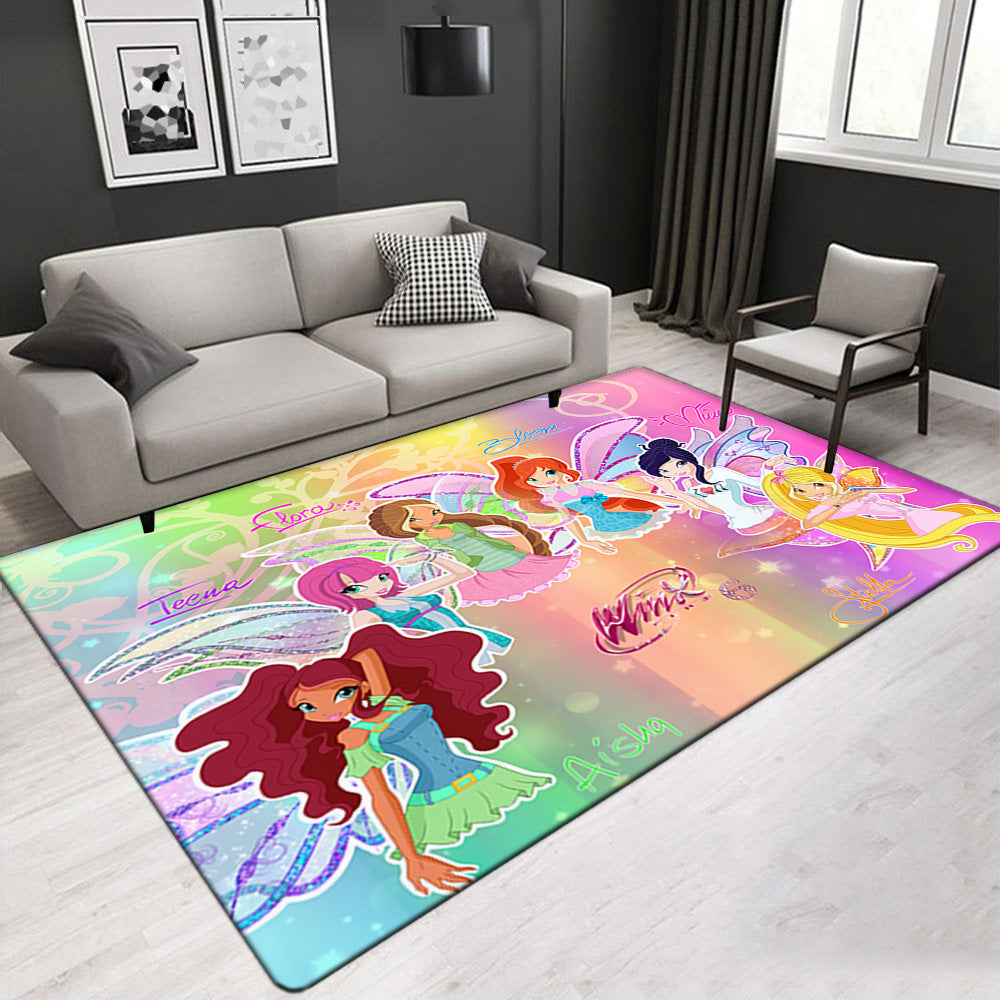 Winx Club Carpet Living Room Bedroom Mats Kitchen Bathroom Rugs