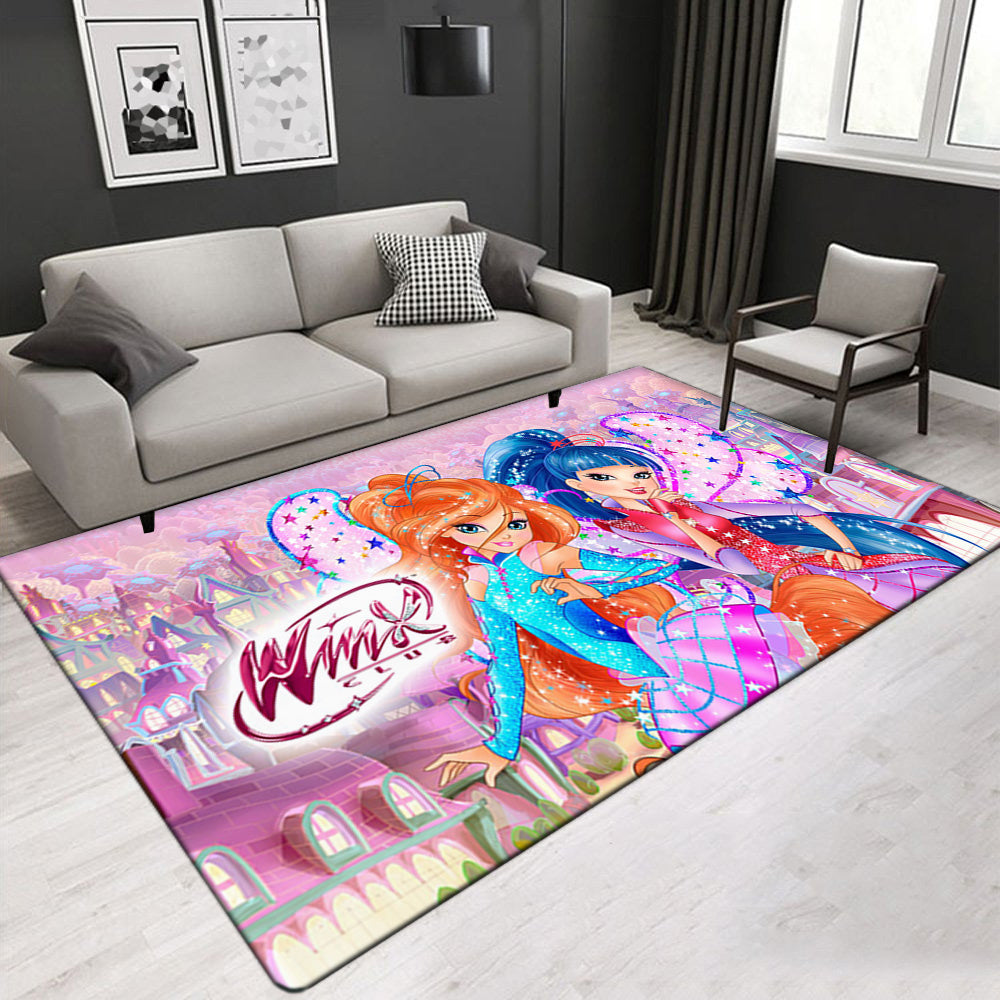 Winx Club Carpet Living Room Bedroom Mats Kitchen Bathroom Rugs