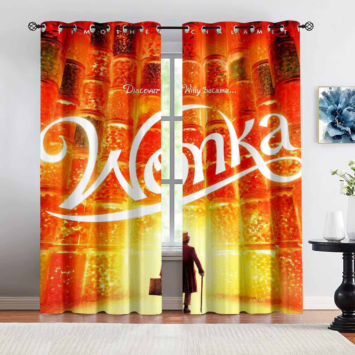 Wonka Blackout Curtains Drapes for Window Treatment Set