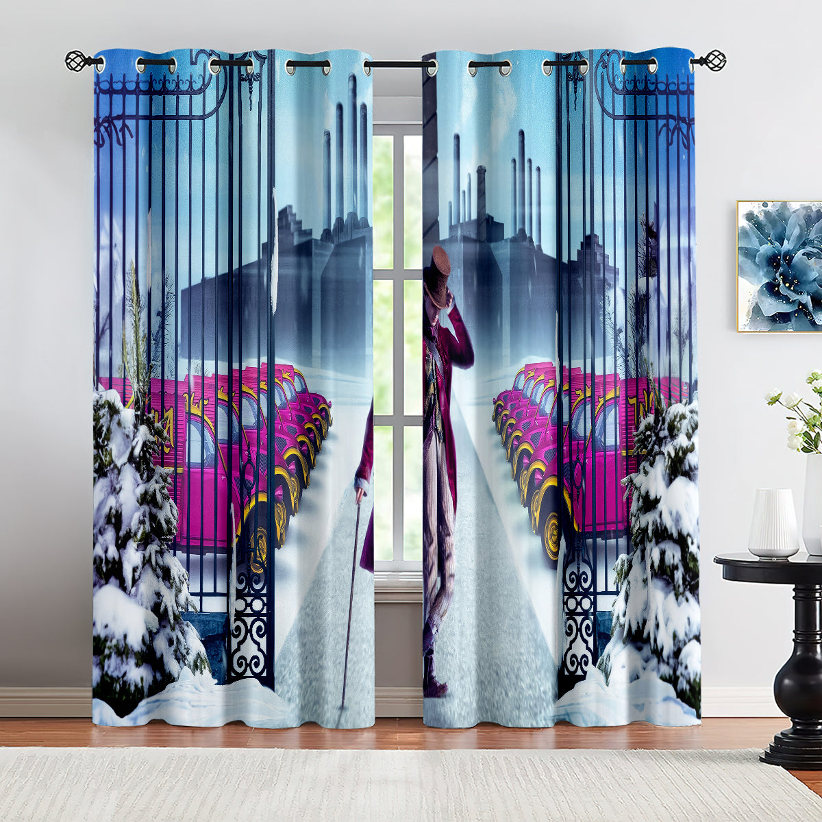 Wonka Blackout Curtains Drapes for Window Treatment Set