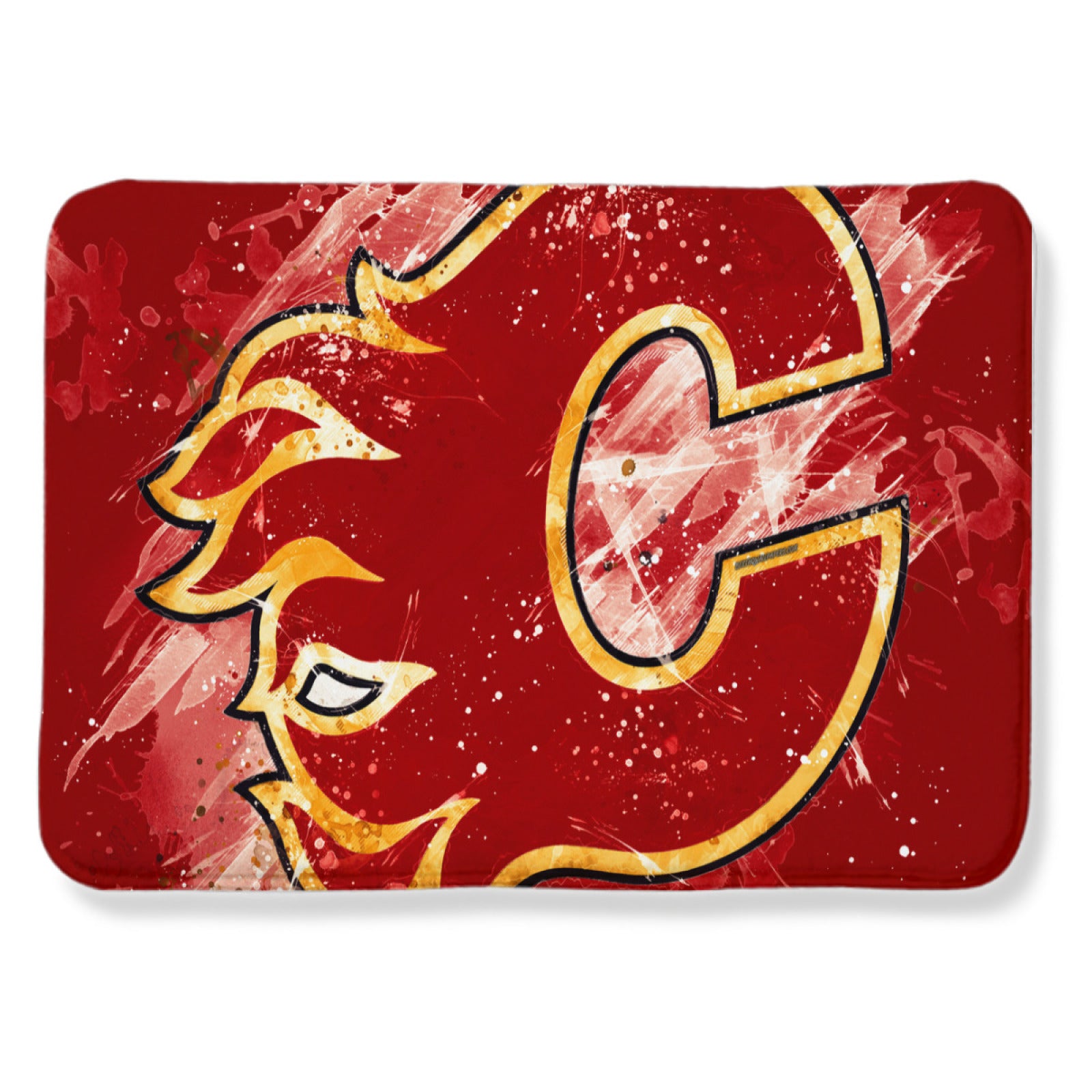 Calgary Flame Hockey League Carpet Living Room Bedroom Mats Kitchen Bathroom Rugs