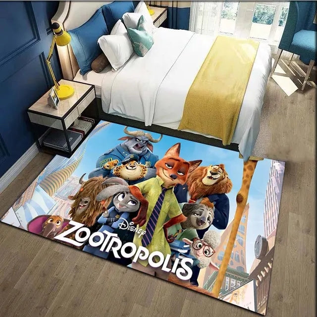 Zootopia Cosplay Carpet Living Room Bedroom Sofa Rug Door Mat