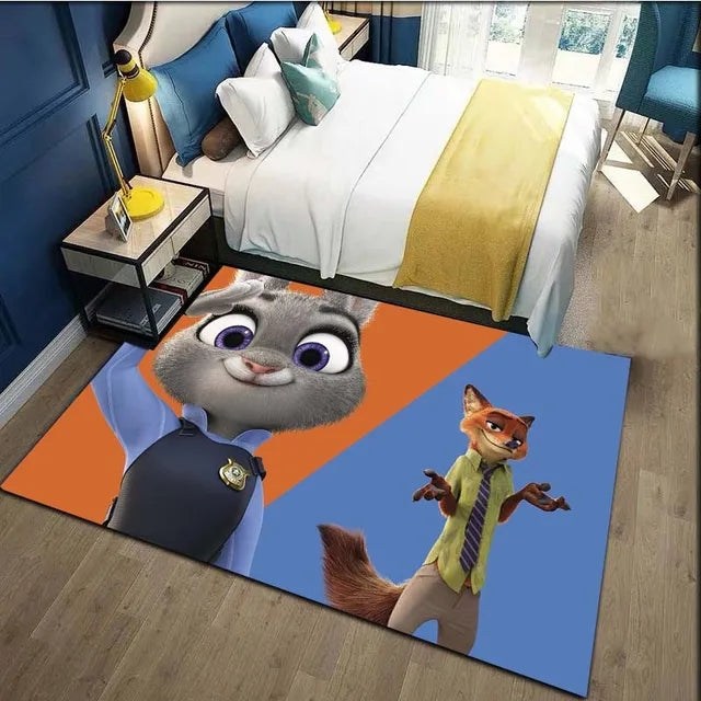 Zootopia Cosplay Carpet Living Room Bedroom Sofa Rug Door Mat