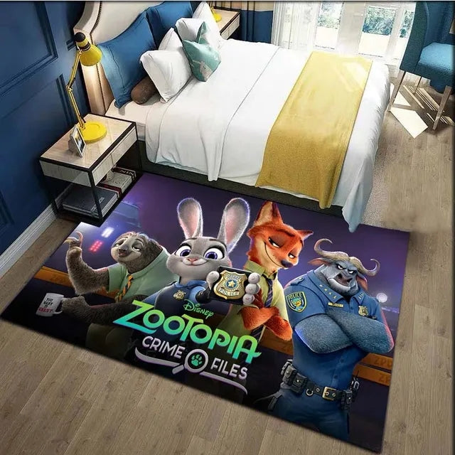 Zootopia Cosplay Carpet Living Room Bedroom Sofa Rug Door Mat