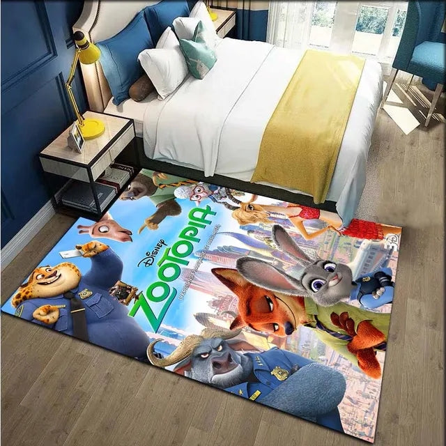 Zootopia Cosplay Carpet Living Room Bedroom Sofa Rug Door Mat