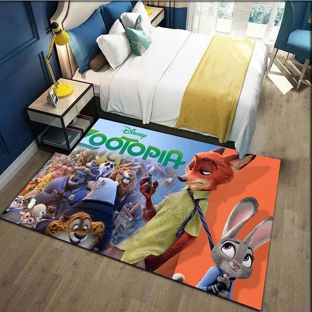 Zootopia Cosplay Carpet Living Room Bedroom Sofa Rug Door Mat