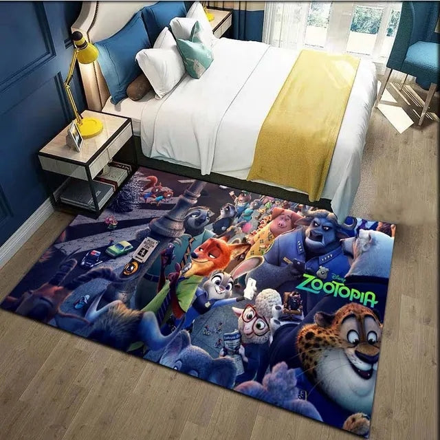 Zootopia Cosplay Carpet Living Room Bedroom Sofa Rug Door Mat