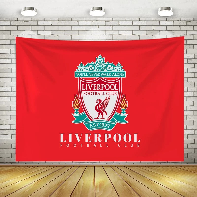 2025 New Liverpool Football Club Wall Decor Hanging Tapestry Home Bedroom Living Room Decoration Wall Decor