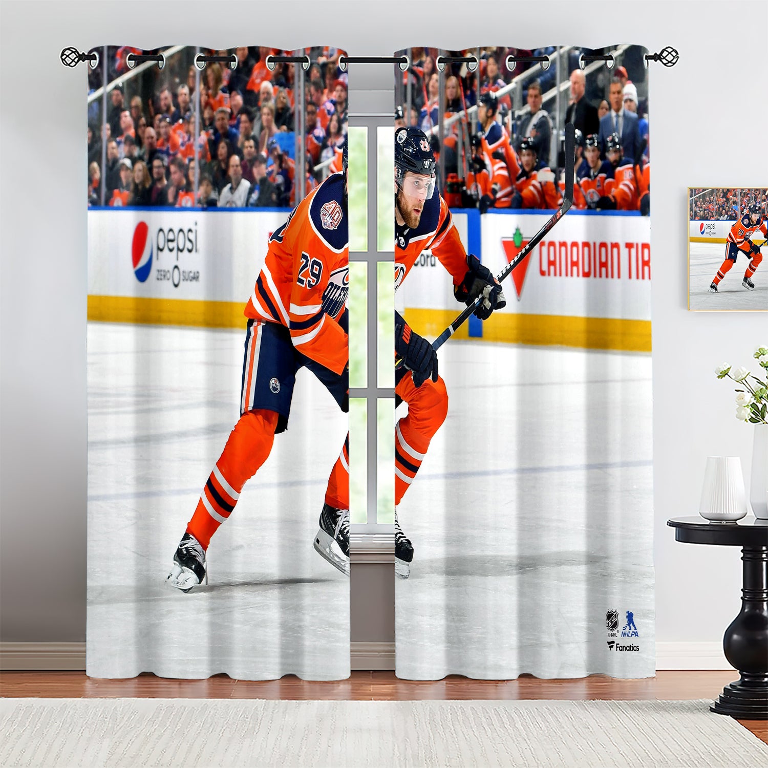 Leon Draisaitl Blackout Curtains Drapes for Window Treatment Set