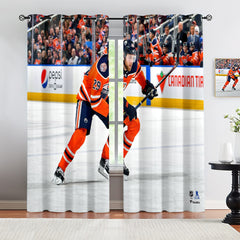 Leon Draisaitl Blackout Curtains Drapes for Window Treatment Set
