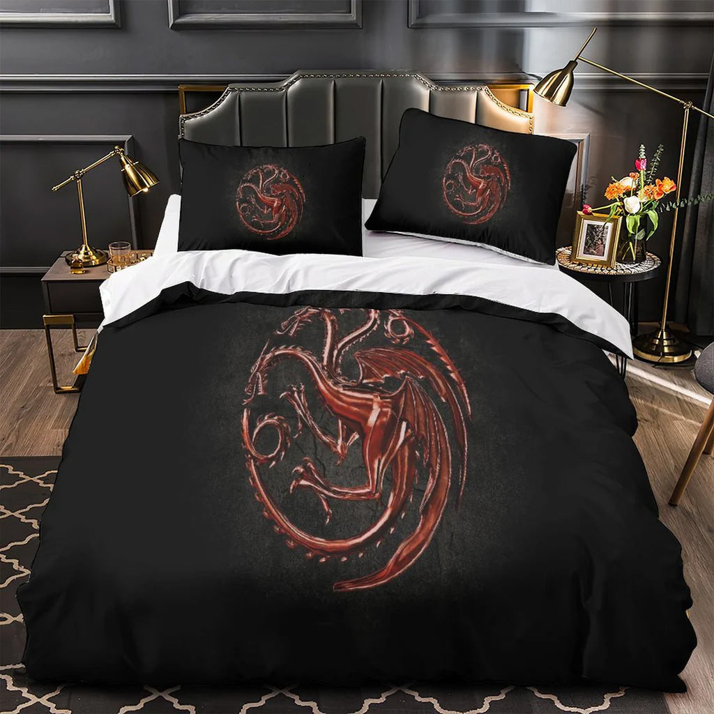 2025 NEW House of the Dragon Bedding Set Quilt Duvet Covers Bedding Sets