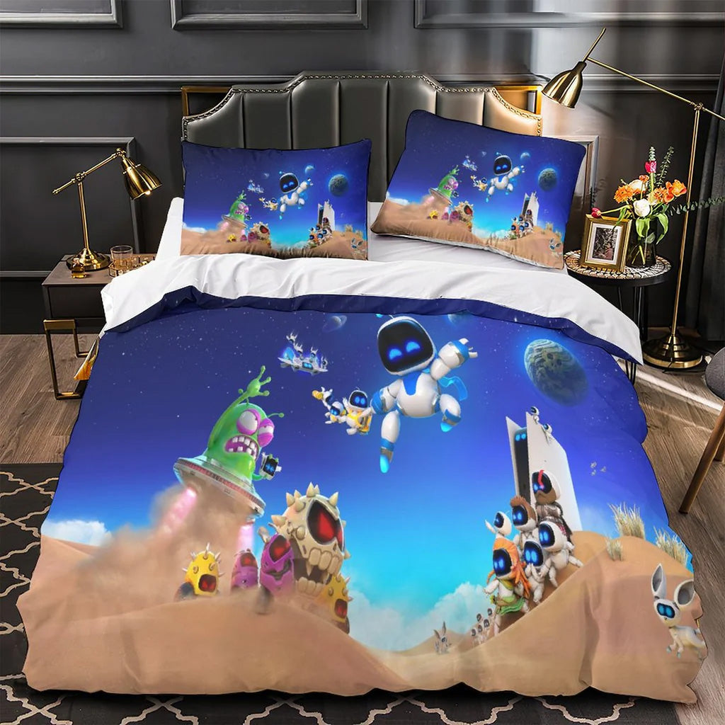 2025 NEW Astro Bot Bedding Set Quilt Duvet Covers Bedding Sets