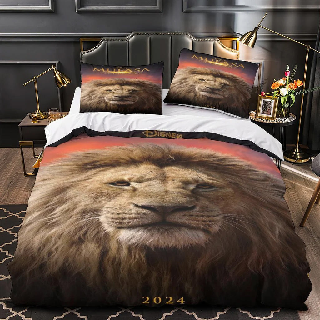2025 NEW Mufasa The Lion King Bedding Set Quilt Duvet Covers Bedding Sets