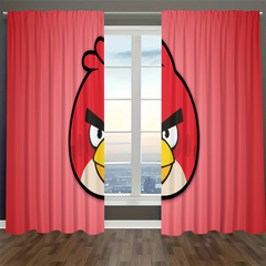 Angry Birds Blackout Curtains Drapes For Window Treatment Set