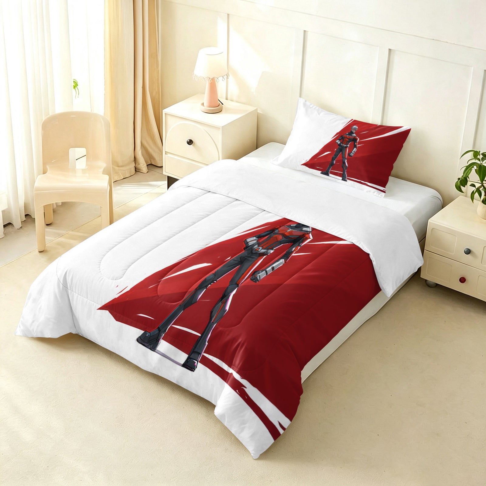 Marvel Rivals Antman Comforter Pillowcase Sets Blanket All Season Reversible Quilted Duvet