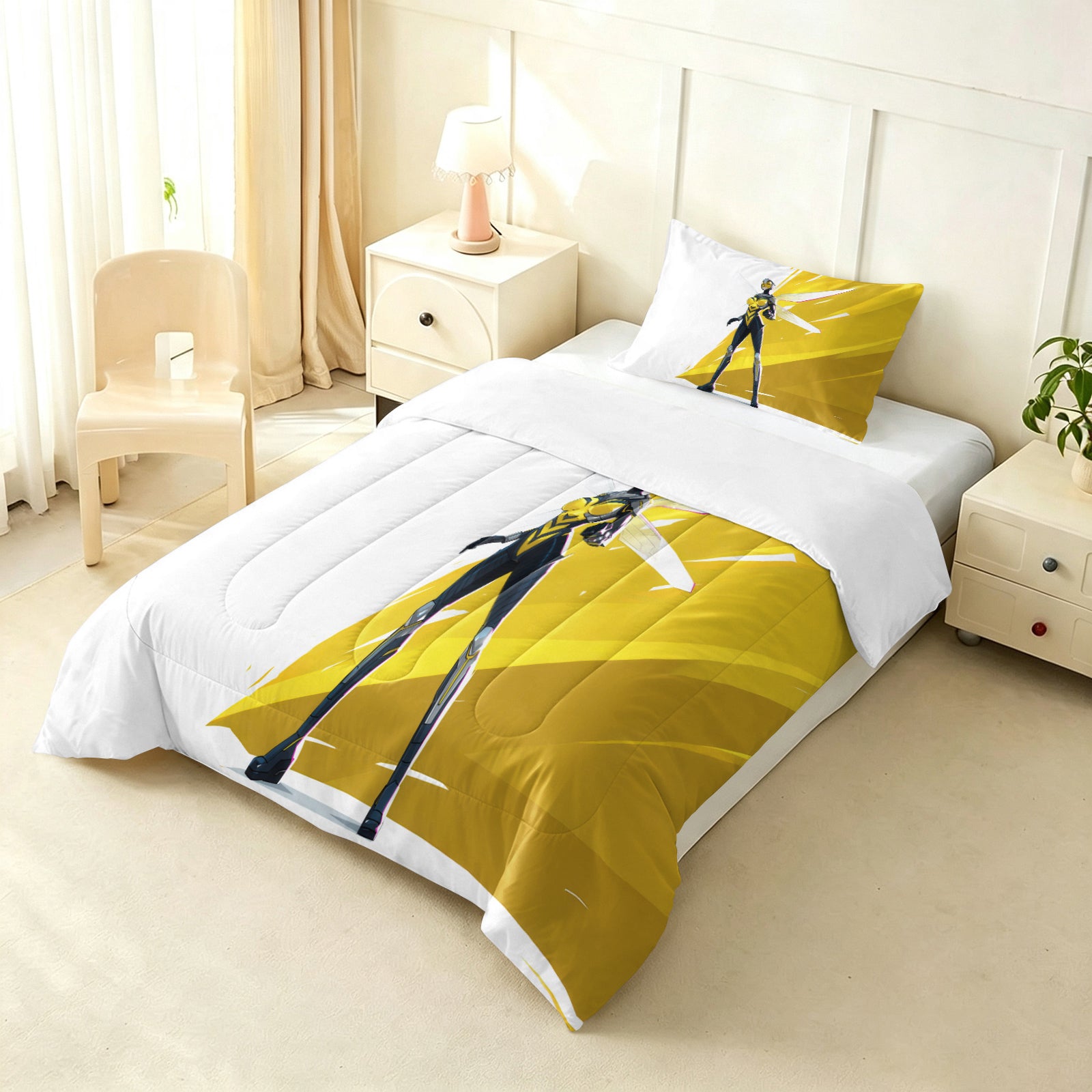 Marvel Rivals Antman Comforter Pillowcase Sets Blanket All Season Reversible Quilted Duvet