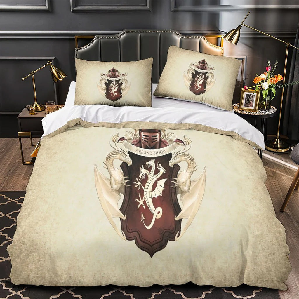 2025 NEW House of the Dragon Bedding Set Quilt Duvet Covers Bedding Sets