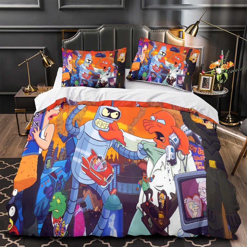 2025 NEW Futurama Bedding Set Quilt Duvet Covers Bedding Sets