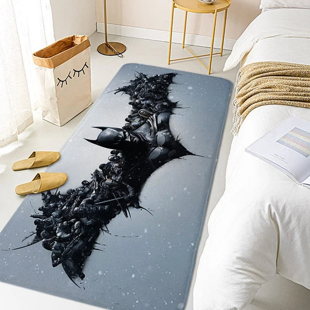 Superhero Batman Cosplay Carpet Living Room Bedroom Sofa Rug Door Mat