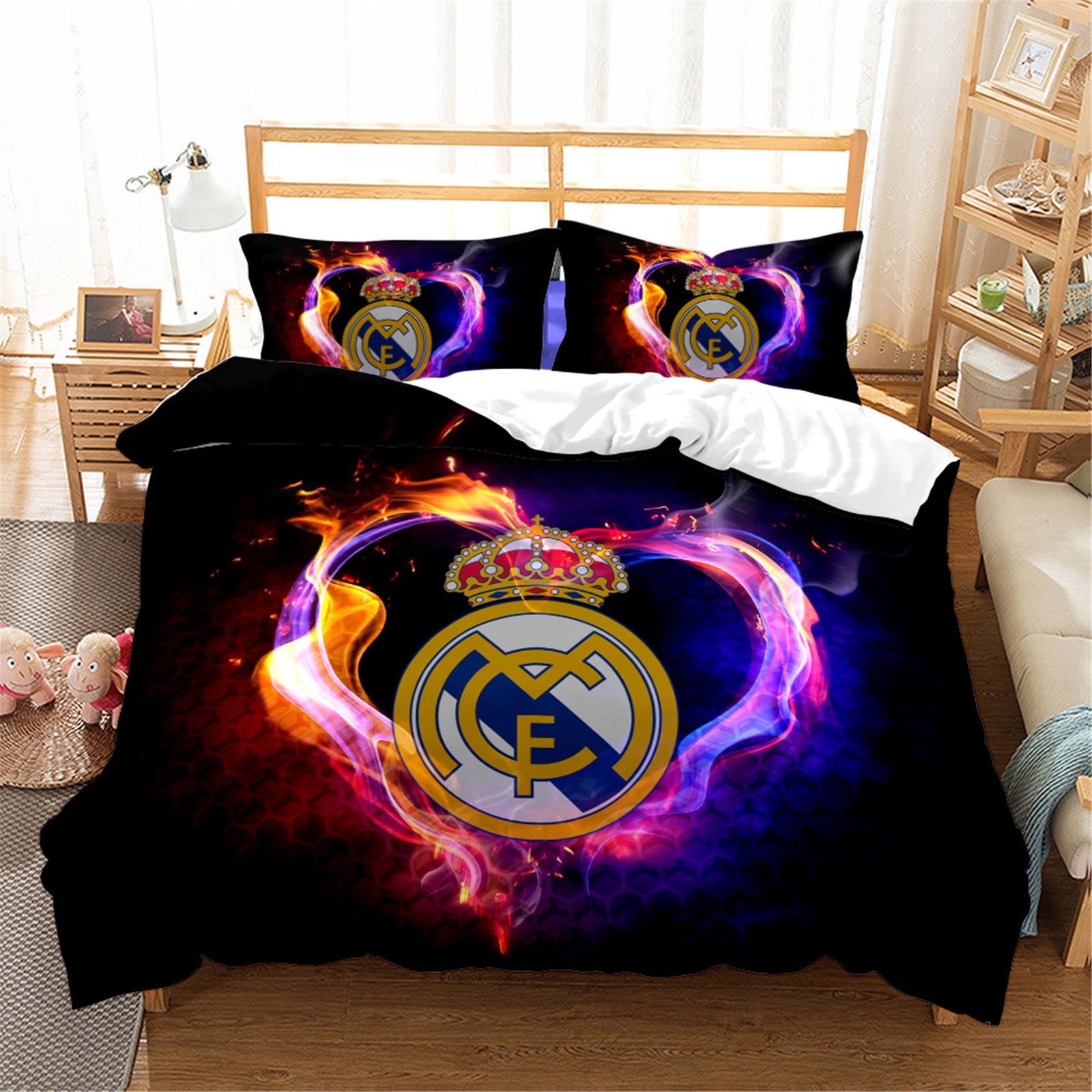 2025 NEW Real Madrid Football Club Bedding Set Quilt Duvet Covers Bedding Sets Without Filler