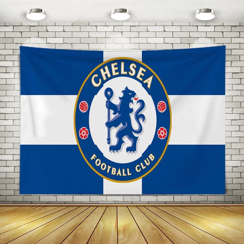 2025 New Chelsea Football Club Wall Decor Hanging Tapestry Home Bedroom Living Room Decoration Wall Decor
