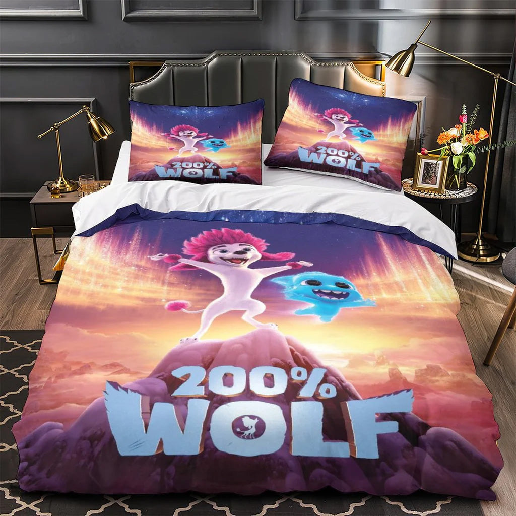 2025 NEW 200% Wolf Bedding Set Quilt Duvet Covers Bedding Sets