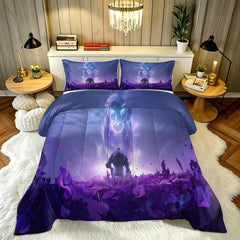 ‌Marvel Rivals Black Panther Comforter Pillowcase Sets Blanket All Season Reversible Quilted Duvet