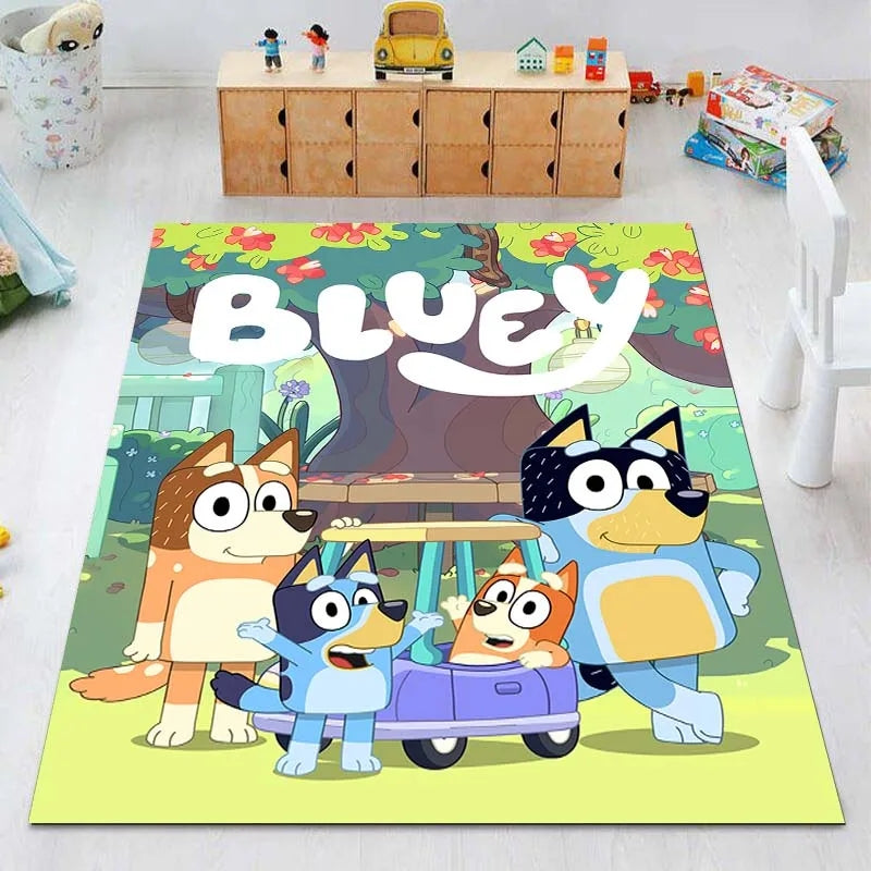 Blue Heeler Bingo Graphic Carpet Living Room Bedroom Sofa Rug Door Mat Kitchen